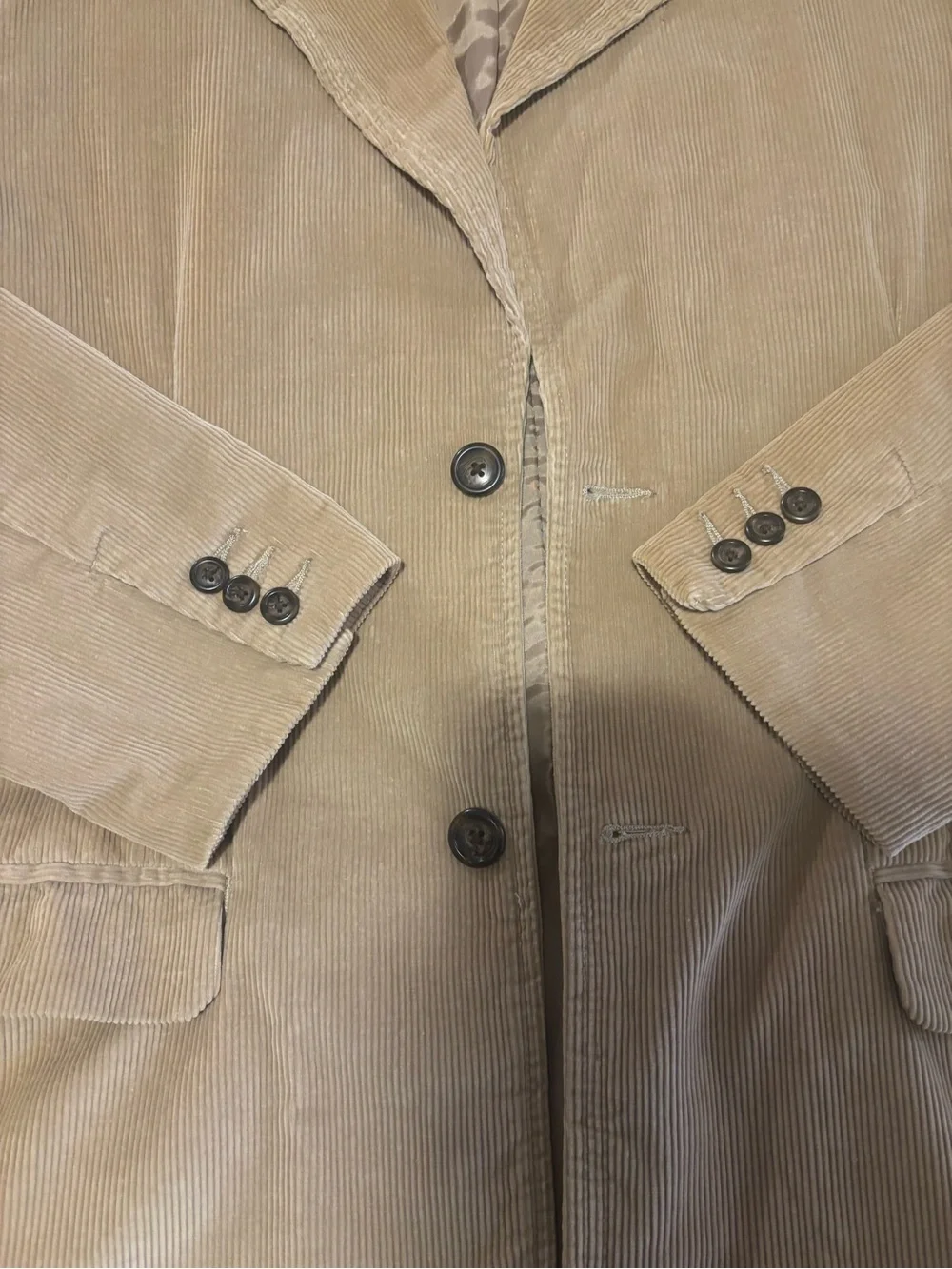GAP Men's Light Brown Corduroy Blazer Jacket